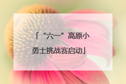 “六一”高原小勇士挑战赛启动