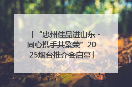 “忠州佳品进山东・同心携手共繁荣”2025烟台推介会启幕