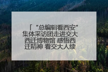 “总编辑看西安”集体采访团走进交大西迁博物馆 感悟西迁精神 看交大人续写爱国奋斗新篇章