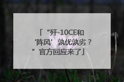 “歼-10CE和‘阵风’孰优孰劣？”官方回应来了