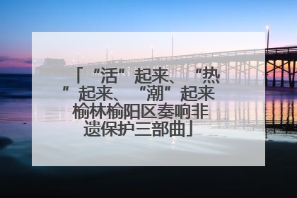 “活”起来、“热”起来、“潮”起来 榆林榆阳区奏响非遗保护三部曲