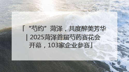 “芍约”菏泽，共度醉美芳华｜2025菏泽首届芍药赛花会开幕，103家企业参赛