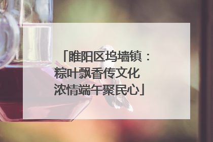 睢阳区坞墙镇：粽叶飘香传文化 浓情端午聚民心