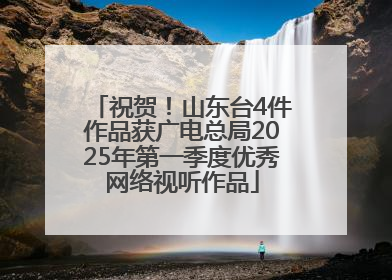 祝贺！山东台4件作品获广电总局2025年第一季度优秀网络视听作品
