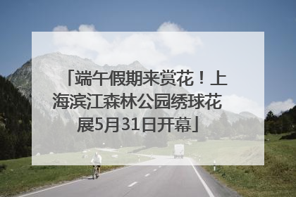 端午假期来赏花！上海滨江森林公园绣球花展5月31日开幕