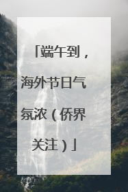 端午到，海外节日气氛浓（侨界关注）