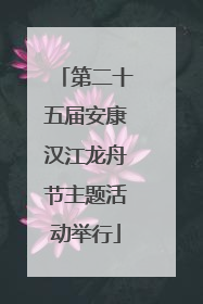 第二十五届安康汉江龙舟节主题活动举行