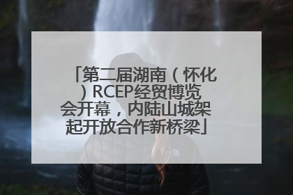 第二届湖南（怀化）RCEP经贸博览会开幕，内陆山城架起开放合作新桥梁