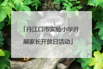 丹江口市实验小学开展家长开放日活动