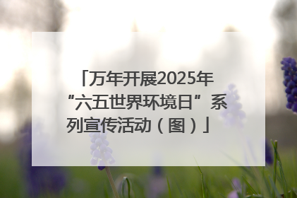 万年开展2025年“六五世界环境日”系列宣传活动（图）