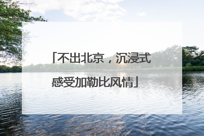 不出北京，沉浸式感受加勒比风情