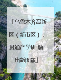 乌鲁木齐高新区（新市区）：贯通产学研 融出新图景