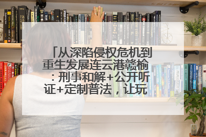 从深陷侵权危机到重生发展连云港赣榆：刑事和解+公开听证+定制普法，让玩具公司回到正轨