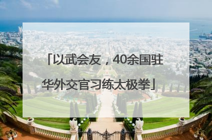 以武会友，40余国驻华外交官习练太极拳