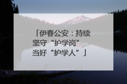 伊春公安：持续坚守“护学岗” 当好“护学人”