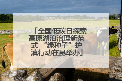 全国低碳日探索高原湖泊治理新范式 “绿种子”护滇行动在昆举办