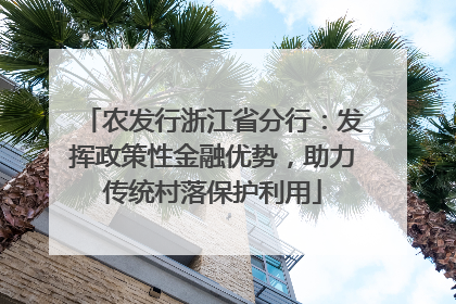 农发行浙江省分行：发挥政策性金融优势，助力传统村落保护利用