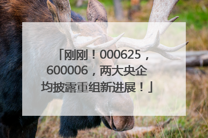 刚刚！000625，600006，两大央企均披露重组新进展！