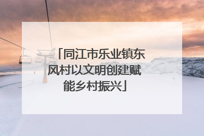 同江市乐业镇东风村以文明创建赋能乡村振兴