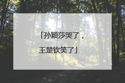 孙颖莎哭了，王楚钦笑了