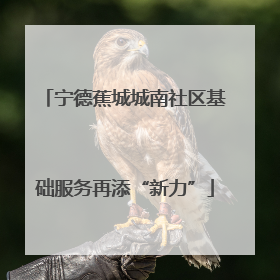 宁德蕉城城南社区基础服务再添“新力”