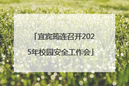 宜宾筠连召开2025年校园安全工作会