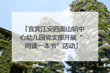 宜宾江安四面山镇中心幼儿园党支部开展“同读一本书”活动