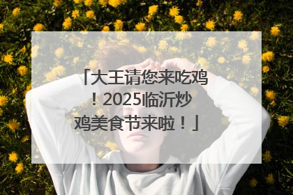 大王请您来吃鸡！2025临沂炒鸡美食节来啦！