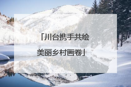 川台携手共绘美丽乡村画卷
