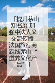 提升茅山知名度 加强中法人文交流传播 法国旅行商踩线茅山“道养文化产品”