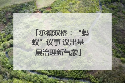 承德双桥：“蚂蚁”议事 议出基层治理新气象