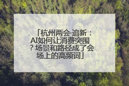 杭州两会·追新：AI如何让消费突围？场景和路径成了会场上的高频词