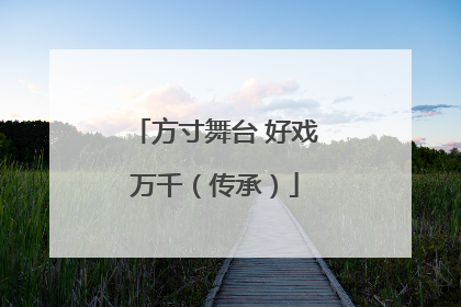 方寸舞台 好戏万千（传承）