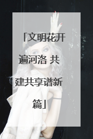 文明花开遍河洛 共建共享谱新篇