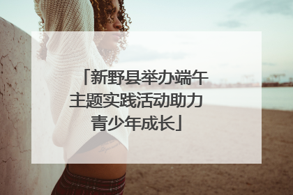 新野县举办端午主题实践活动助力青少年成长