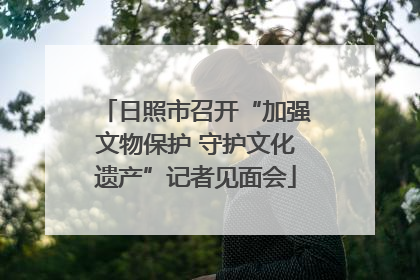 日照市召开“加强文物保护 守护文化遗产”记者见面会