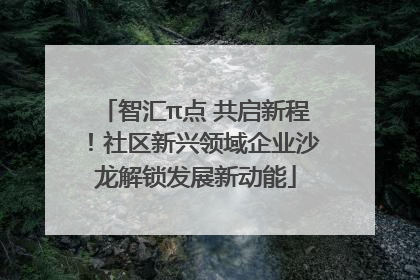 智汇π点 共启新程！社区新兴领域企业沙龙解锁发展新动能