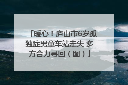 暖心！庐山市6岁孤独症男童车站走失 多方合力寻回（图）