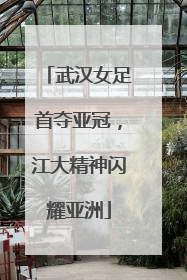 武汉女足首夺亚冠，江大精神闪耀亚洲