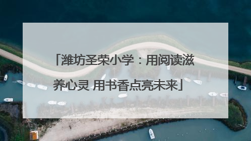 潍坊圣荣小学：用阅读滋养心灵 用书香点亮未来