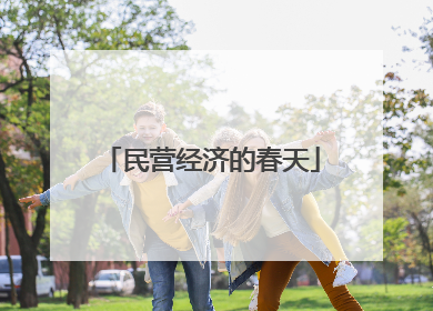 民营经济的春天