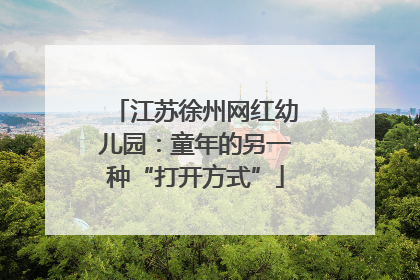 江苏徐州网红幼儿园：童年的另一种“打开方式”