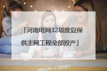 河南电网32项度夏保供主网工程全部投产