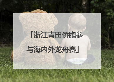浙江青田侨胞参与海内外龙舟赛