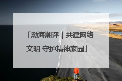 渤海潮评｜共建网络文明 守护精神家园