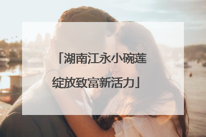湖南江永小碗莲绽放致富新活力