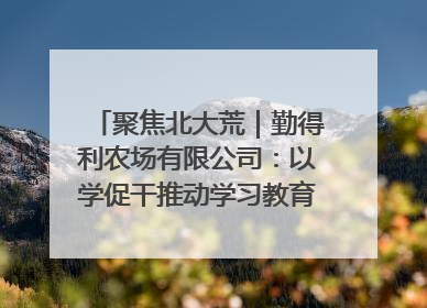 聚焦北大荒｜勤得利农场有限公司：以学促干推动学习教育“升温提速”
