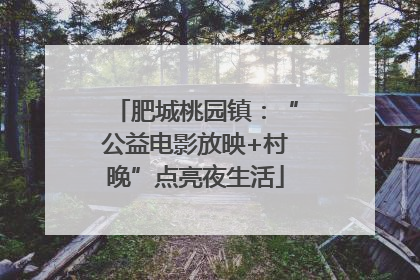 肥城桃园镇：“公益电影放映+村晚”点亮夜生活