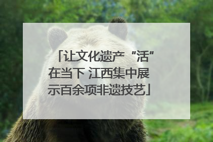 让文化遗产“活”在当下 江西集中展示百余项非遗技艺
