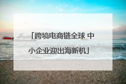 跨境电商链全球 中小企业迎出海新机